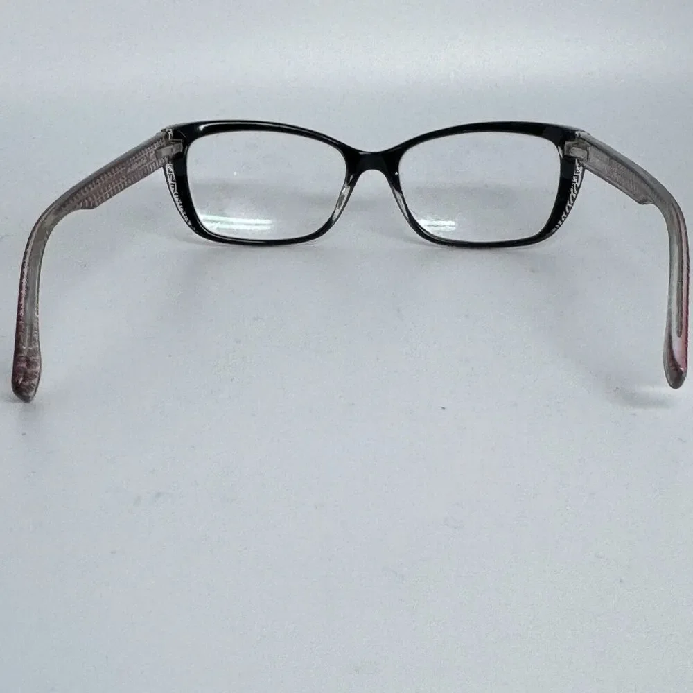 FENDI FF0003 Italy BlackPink Clear Eyeglasses Frame 52-16-140 H15809‎